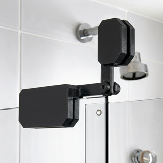 Trava para Porta de Box de Vidro Temperado 8mm – Evita Abertura Indesejada Durante o Banho em Oferta na Shopee