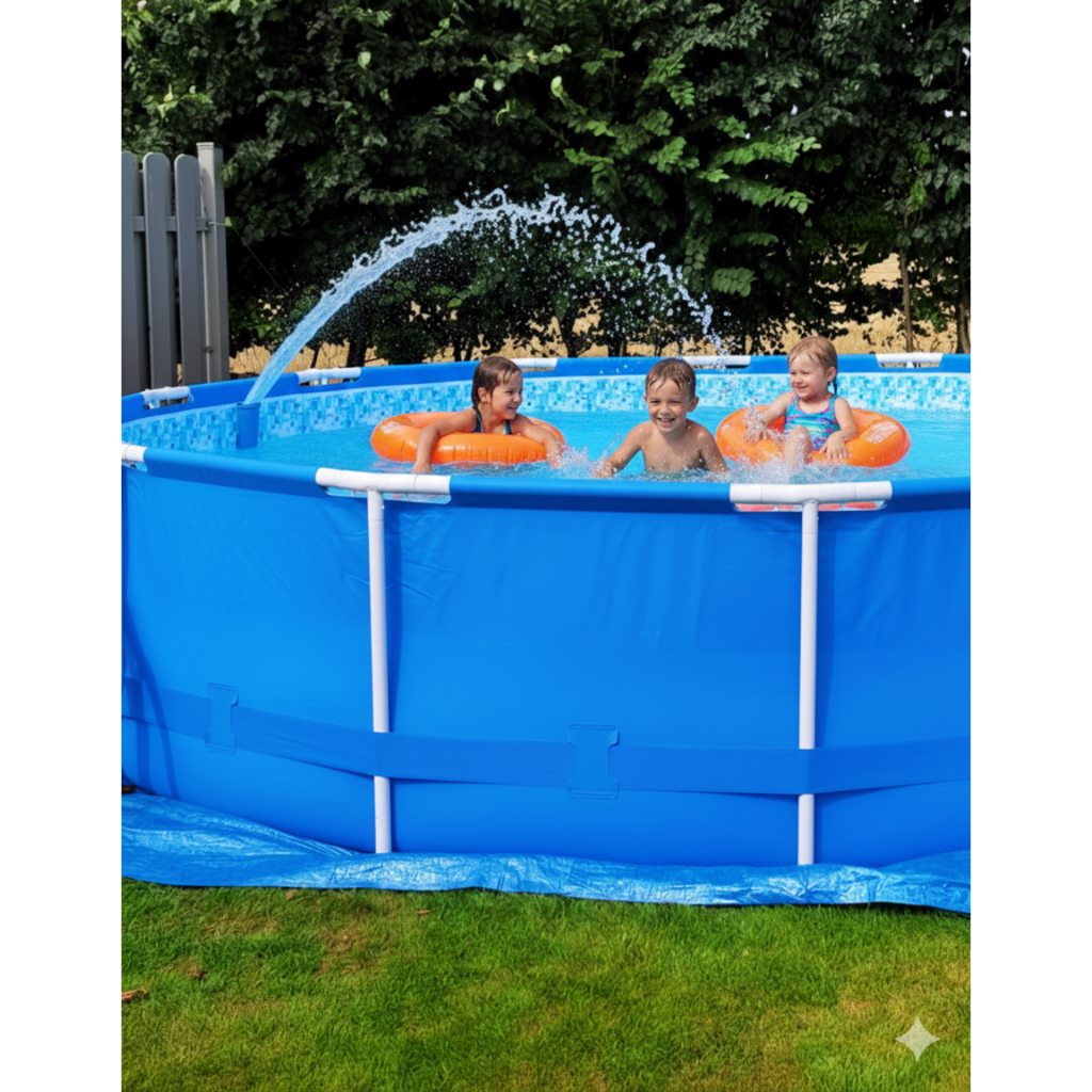 Cascata para Piscina  Fonte Decorativa Compatível com Bestway e Intex