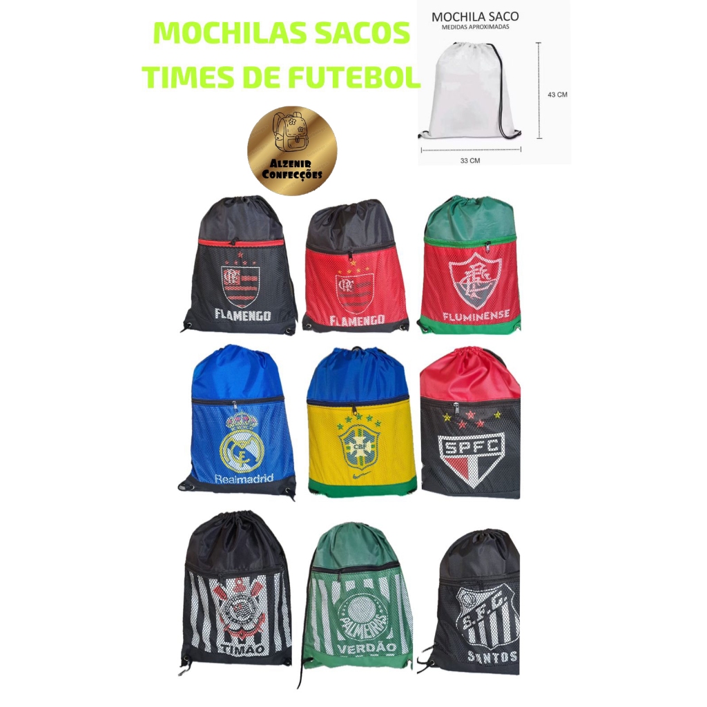 MOCHILAS DE TIME ( DIVERSOS MODELOS) GRANDES QUANTIDADES