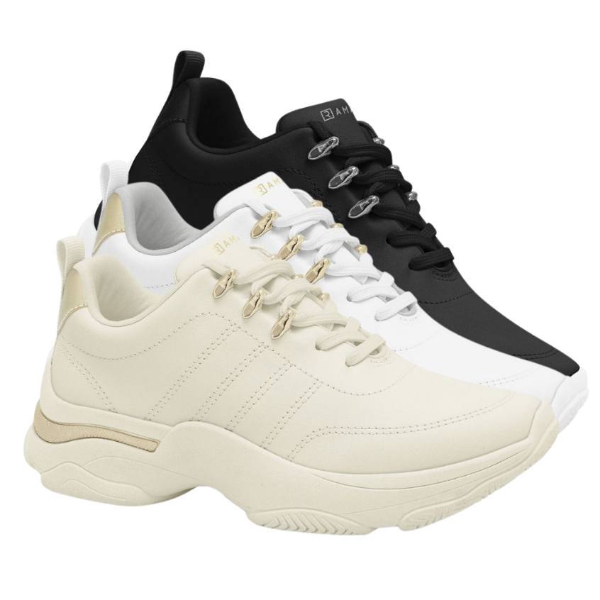 Tênis Feminino Ramarim Sapato Feminina Chuncky em Oferta na Shopee