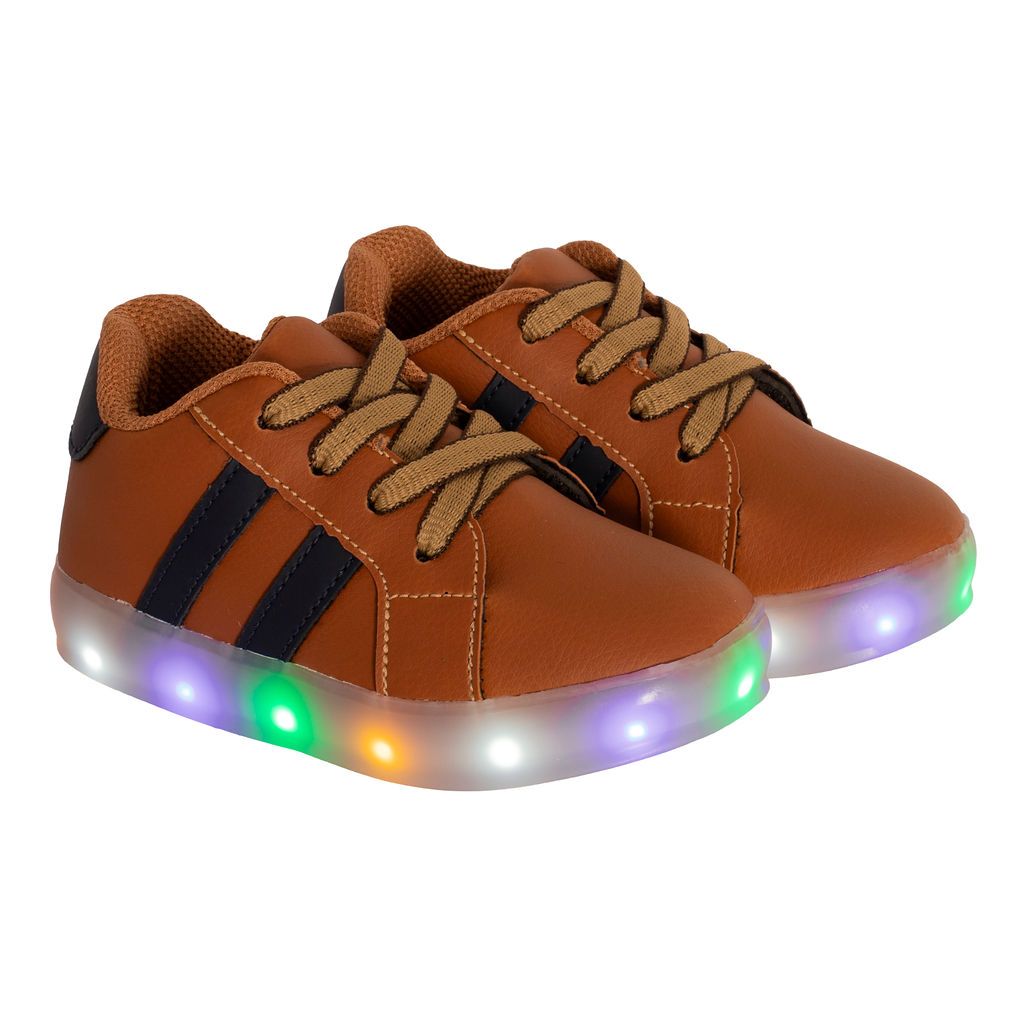 Tênis Led Infantil Casual Menino com Led Luz Colorido Confortável Leve Macio — imagem 2 de 2