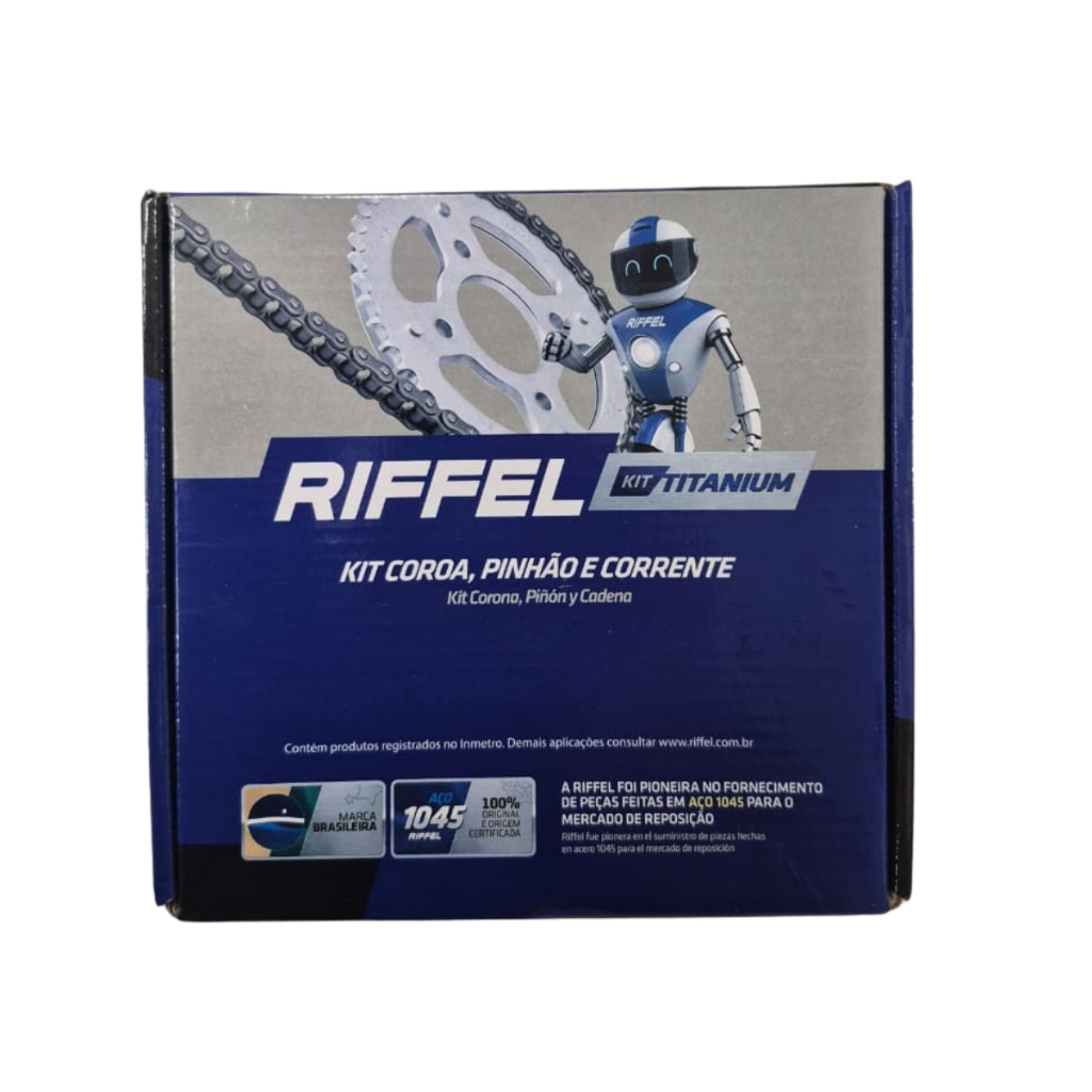 Kit Relação Transmissão Cg Fan Titan 125 2000-2008 Riffel