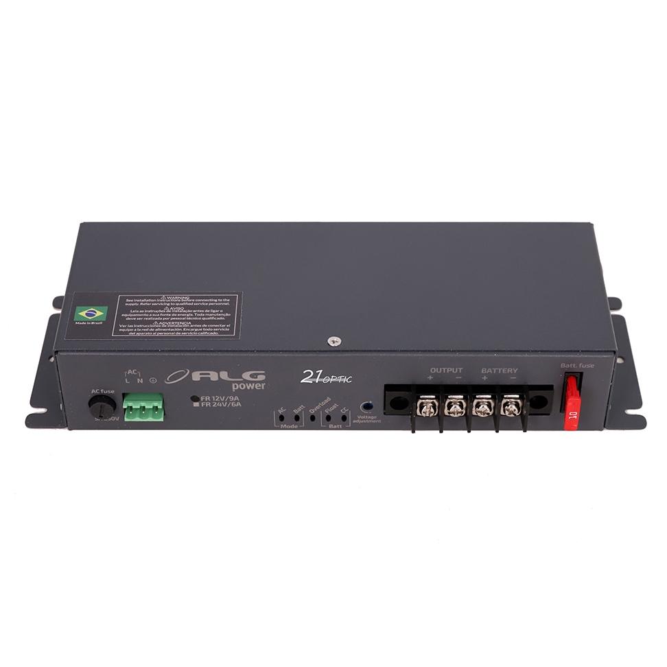 Fonte Retificadora Algcom 12v 9a Fr-1200-09-st Cftv Provedor
