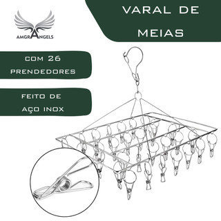 Varal Multiuso De Aço Inoxidável Roupas Íntimas Cuecas Meias Calcinhas Roupas de Bebê Peças Pequenas