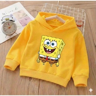 Blusa Moleton Bob Esponja - Casaco Infantil com capuz - Hoodies p/ menino e menina- Do P a 5 Anos em Oferta na Shopee