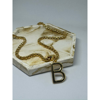 COLAR DOURADO Colar folheado a ouro 18 k com pingente de letra delicado -moda luxo em Oferta na Shopee