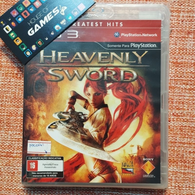Game Heavenly Sword Ps3 Midia Física Semi-novo Original