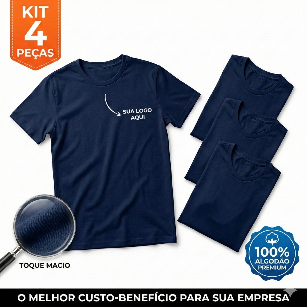 KIT Uniformes Personalizados Com a sua Logo - Oferta Limitada em Oferta na Shopee