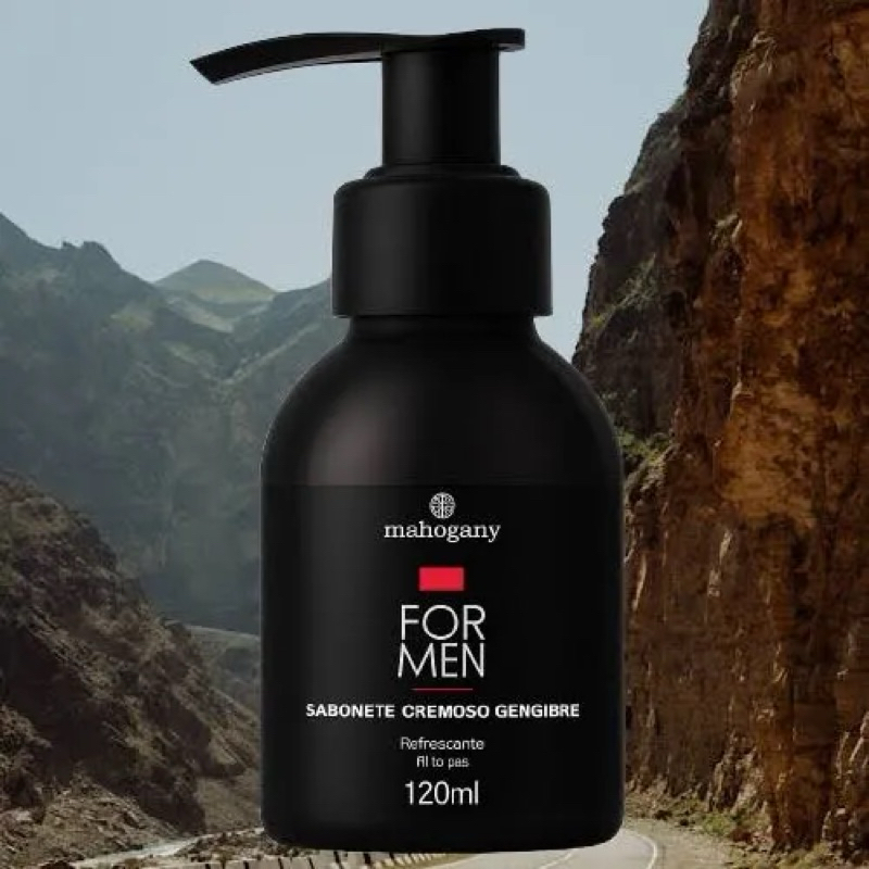 Sabonete Cremoso Gengibre For Men 120mL - Mahogany