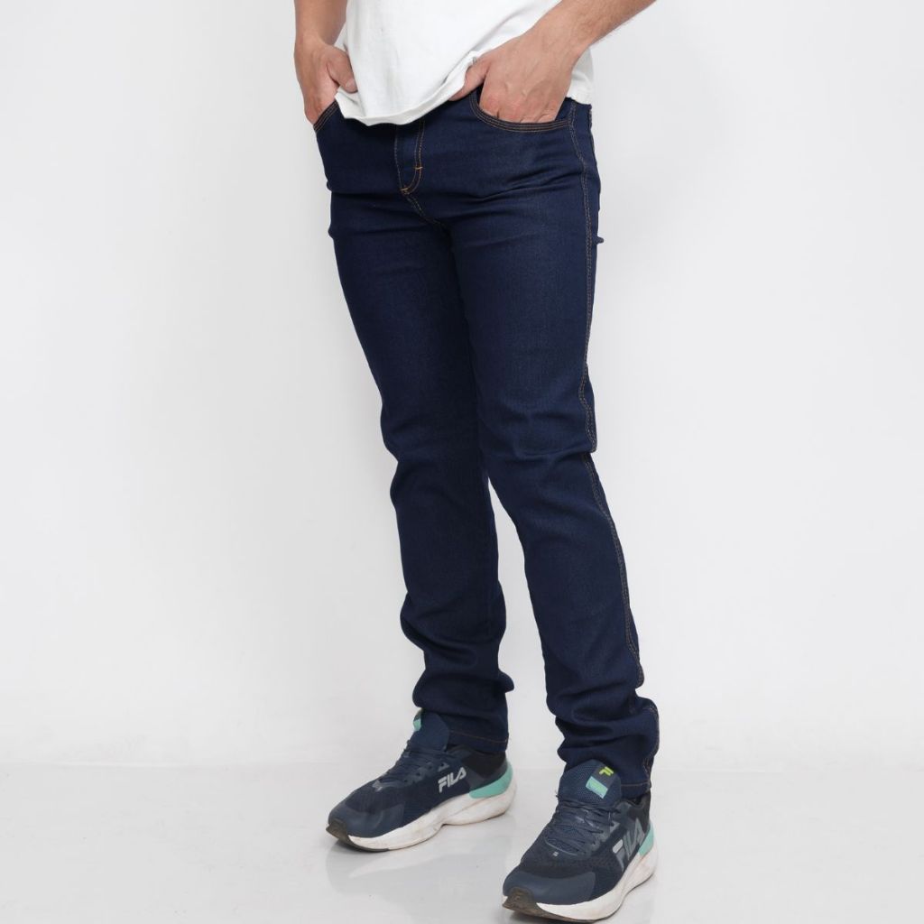 Calça Jeans Masculina Tradicional Básica Com Elastano Reforçada Trabalho Linha Premium Preço Promocional em Oferta na Shopee