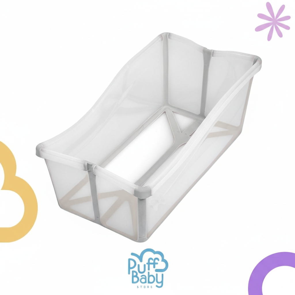 Banheira quadrada dobrável sensor de temperatura 20 Litros viagem transporte bebê infantil