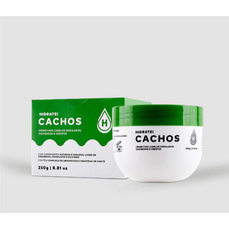 Hidratei Creme Capilar Cachos 250g - Hidratei