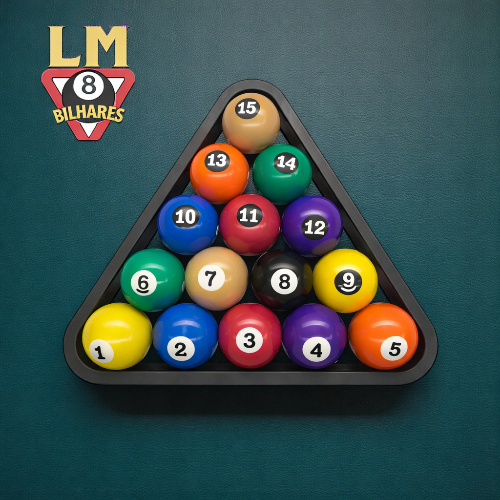 BOLA DE BILHAR 50MM NUMERADA AVULSA | SINUCA / SNOOKER | ALTA QUALIDADE COLORIDAS