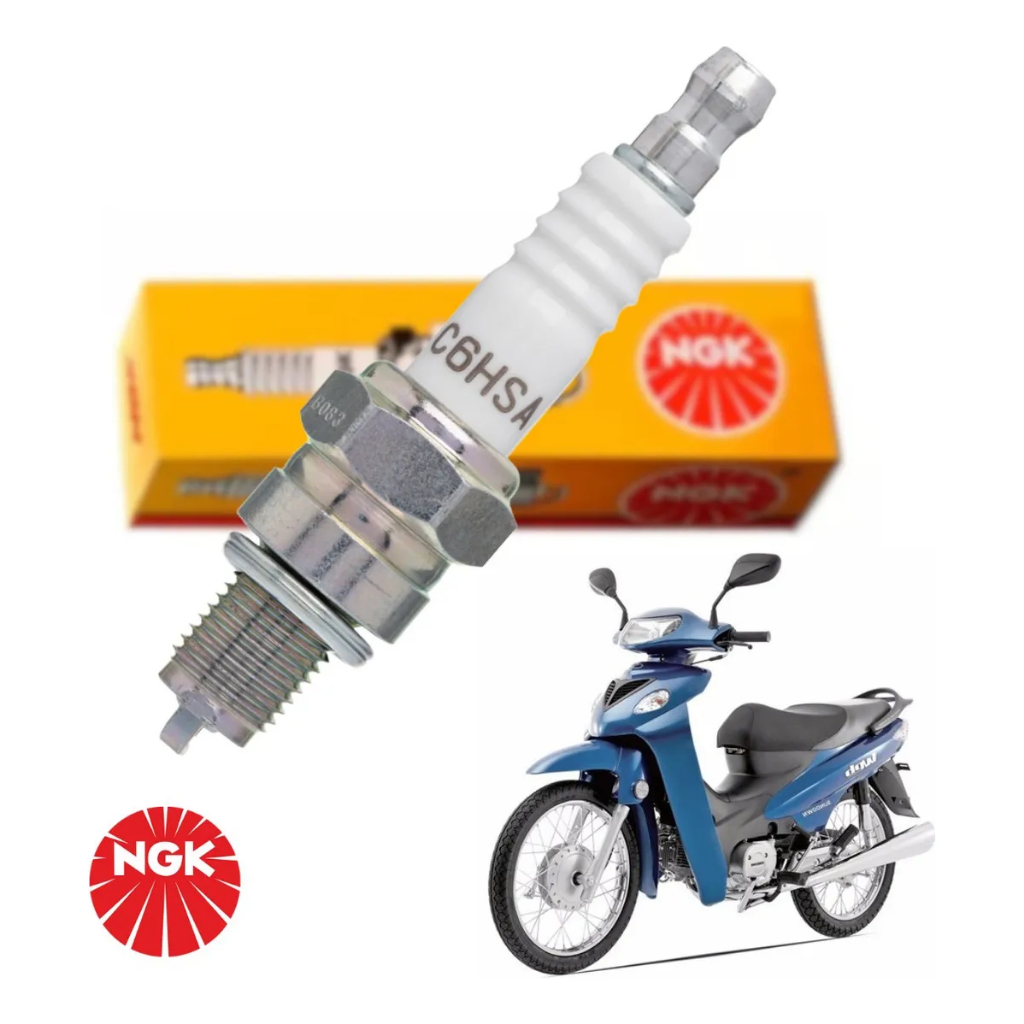 Vela Ignição Ngk ou Maxx C6hsa Moto Sundown Biz 100 Pop100- Original Neo Dafra Sundown Kasinski