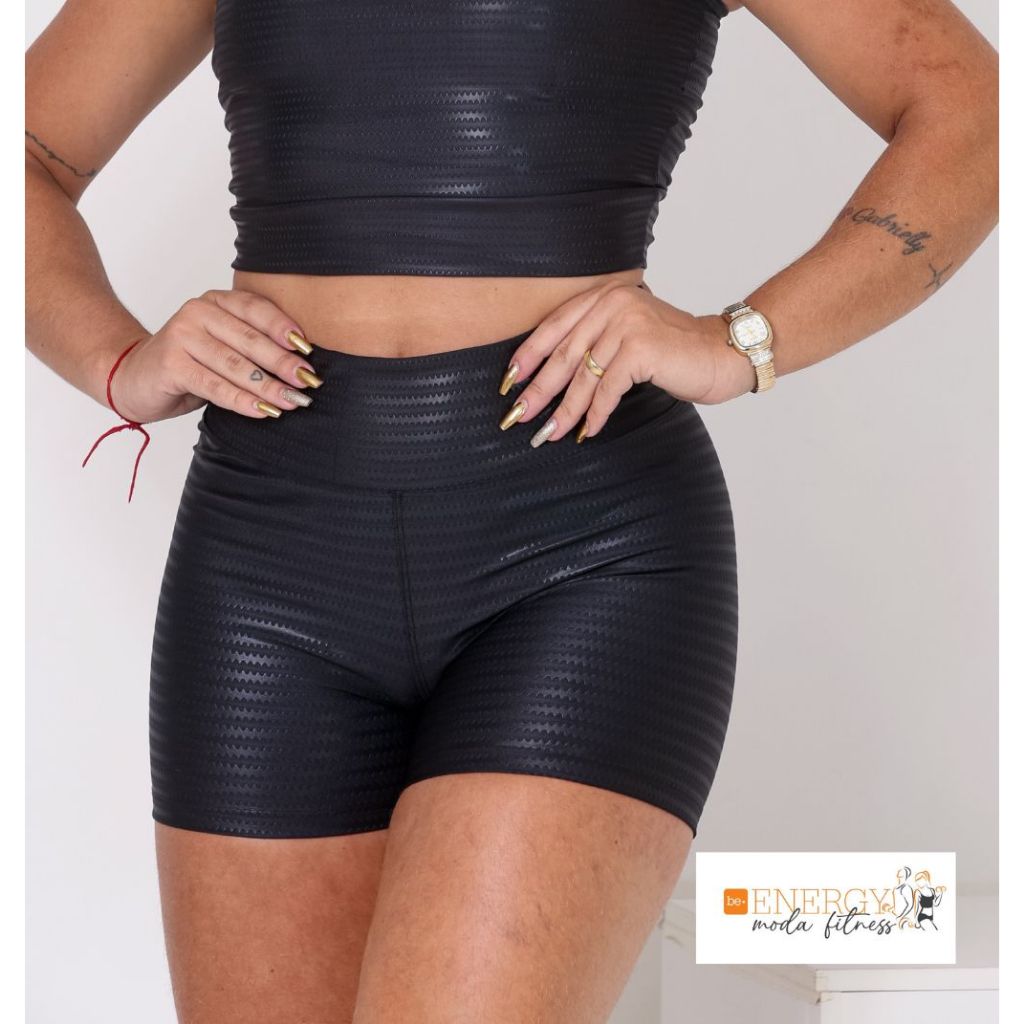 Short Academia, Cintura alta Empina Bumbum. em Oferta na Shopee