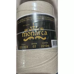 Barbante Soberano Monarca 100% Algodão | Nº 3, 5 e 8 | Alta Qualidade