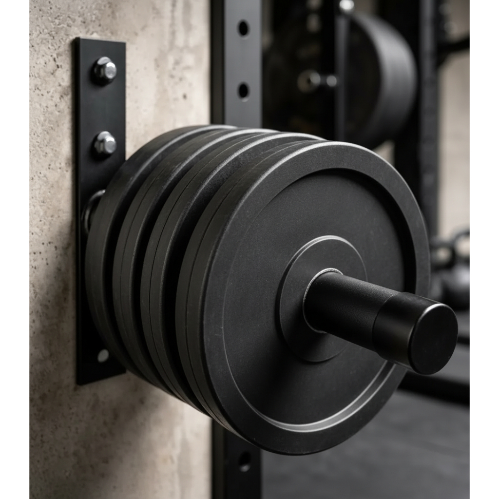 Suporte Expositor de Anilhas Pesos Haste Profissional Musculação em Oferta na Shopee