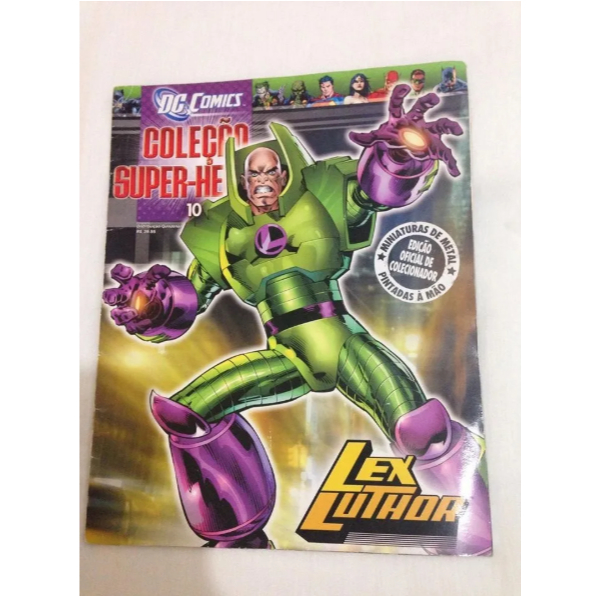 Lex Luthor revista coleção Eaglemoss Dc Comics