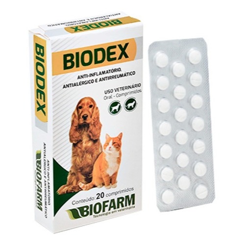Biodex Anti-inflamatório 20 Comprimidos em Oferta na Shopee