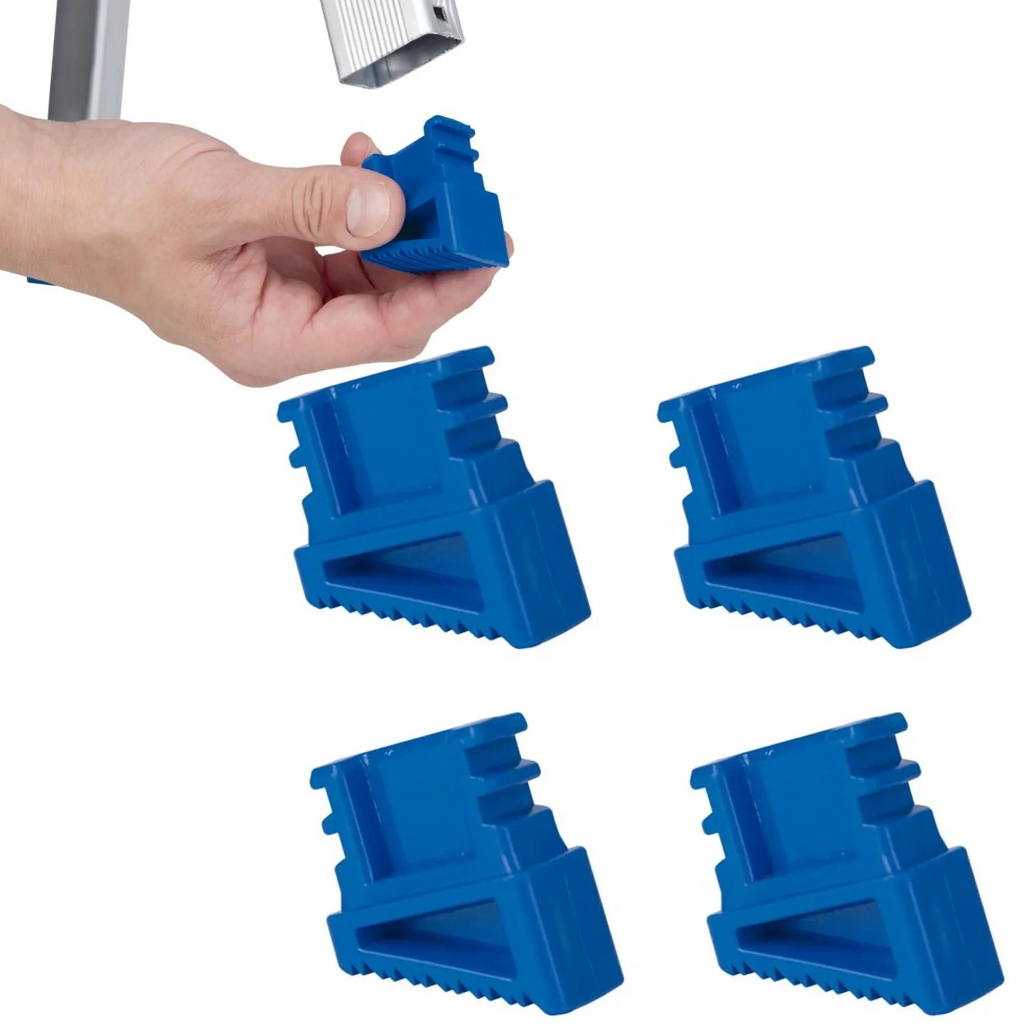 4 Pés Sapatas Ponteira Banqueta Escada Doméstica Protetor Reposição Mor