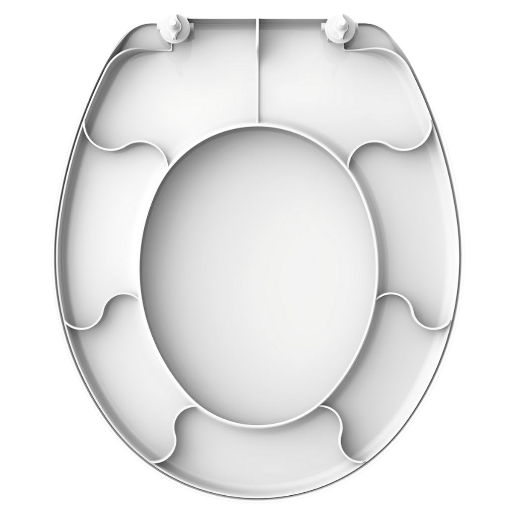 Tampa De Vaso Oval Branco Para Bacia Elizabeth 1.6gpf 6lpf — imagem 2 de 2