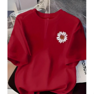 Camisa Camiseta Feminina Estampa Flor Margarida Minimalista Streetwear Urbana Algodão 100% Fio 30.1 em Oferta na Shopee