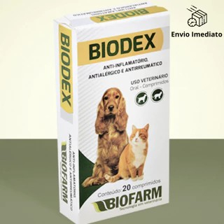 Biodex blister c/ 20 Comprimidos - Biofarm c/ bula