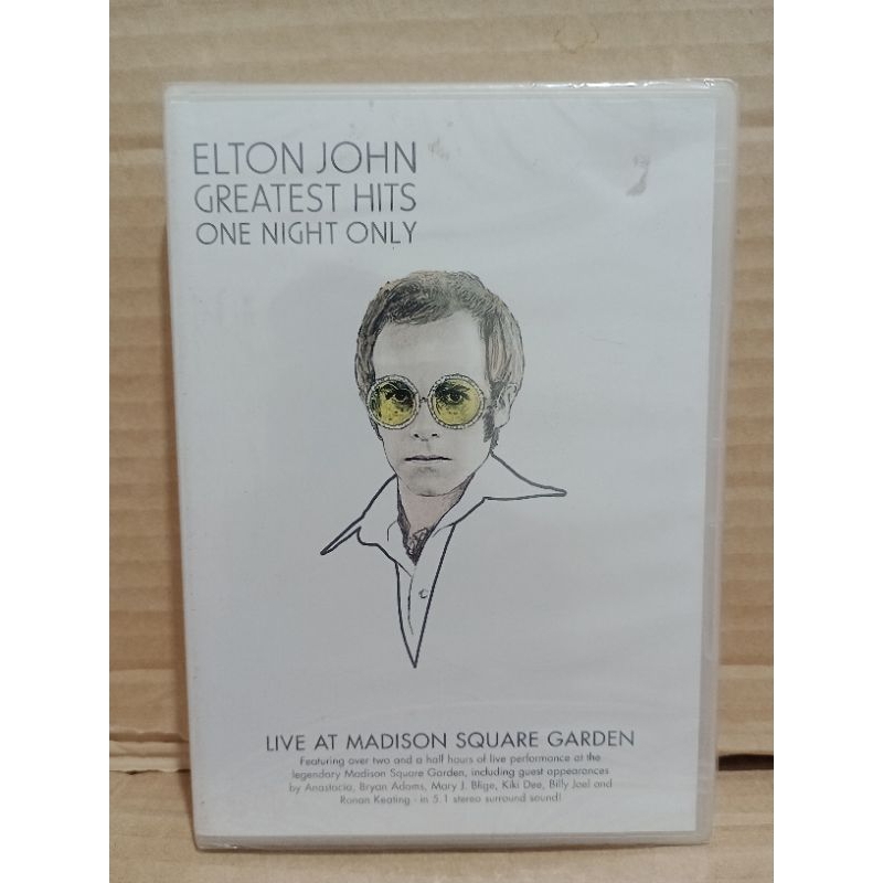 DVD ELTON JOHN- GREATEST HITS- ONE NIGHT ONLY LIVE (ORIGINAL/LACRADO)