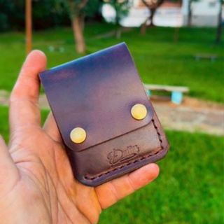 Carteira de couro legítimo feito a mão mod.KAZO exclusiva em Oferta na Shopee