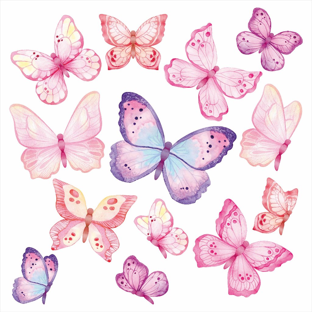 73 Adesivos Borboletas de parede para decoração quarto infantil, carro, moto, capacete. em Oferta na Shopee