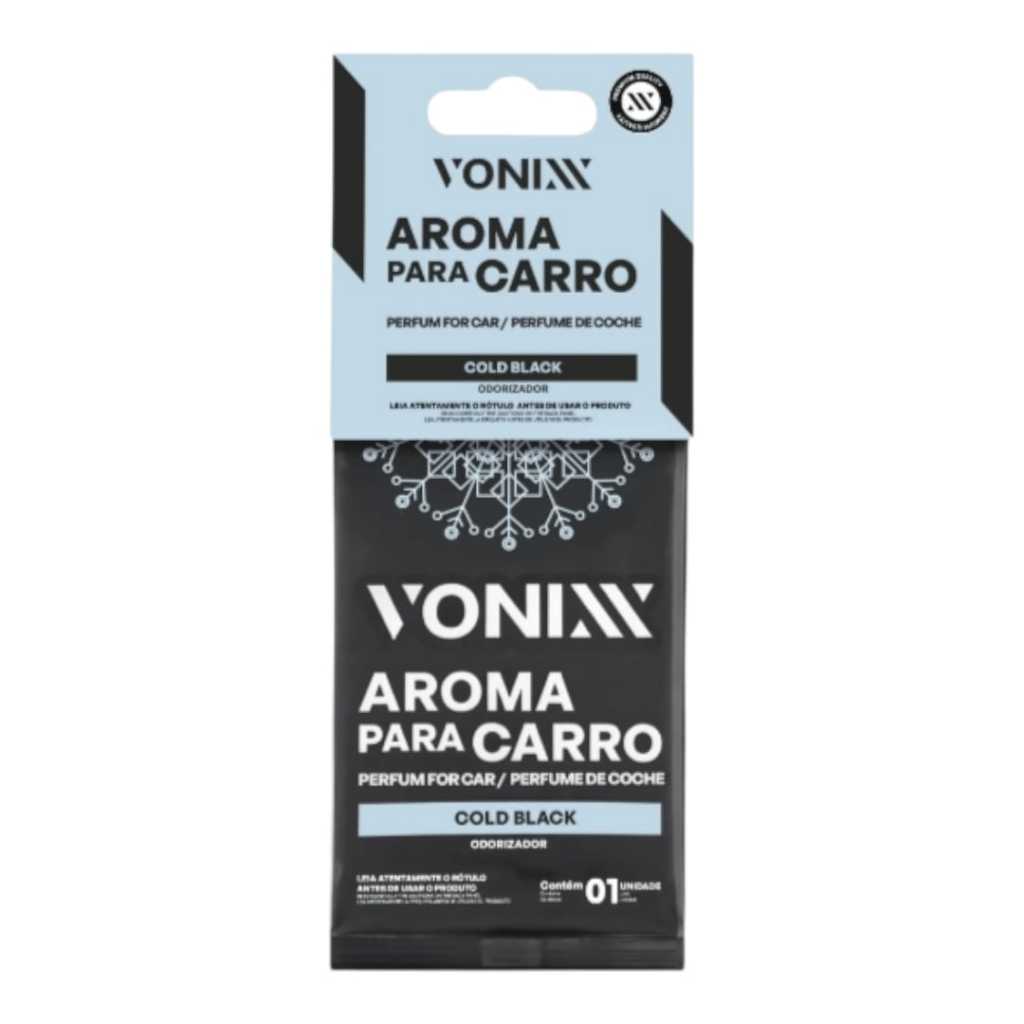 Aroma Para Carro Odorizador Cold Black Vonixx Automotivo
