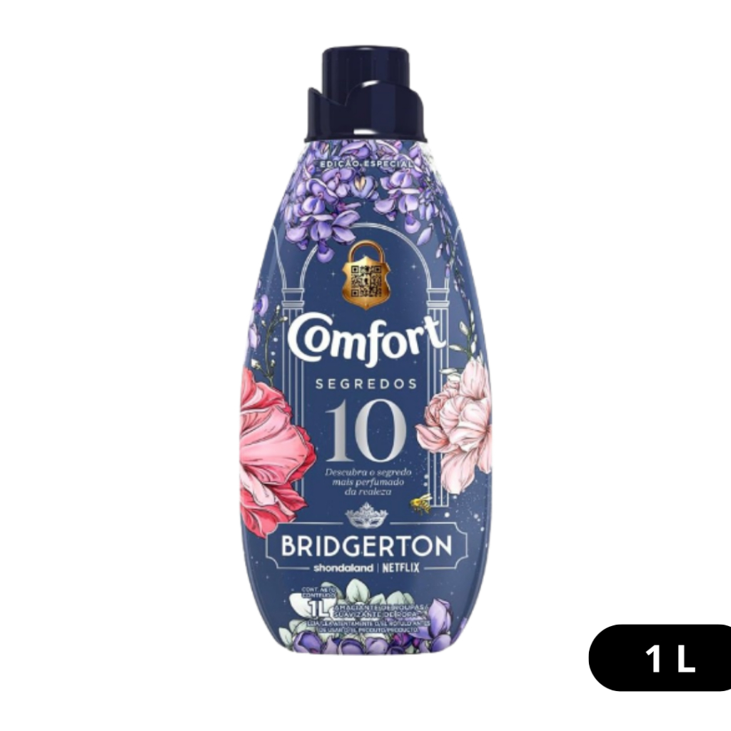 Amaciante Comfort Segredos Bridgerton 1L em Oferta na Shopee