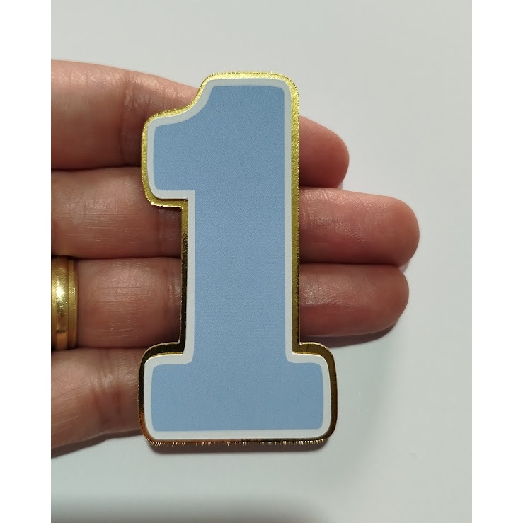 10 Apliques 7cm Números Papel Lamicote e Color Plus (com opção PEGUE E MONTE)