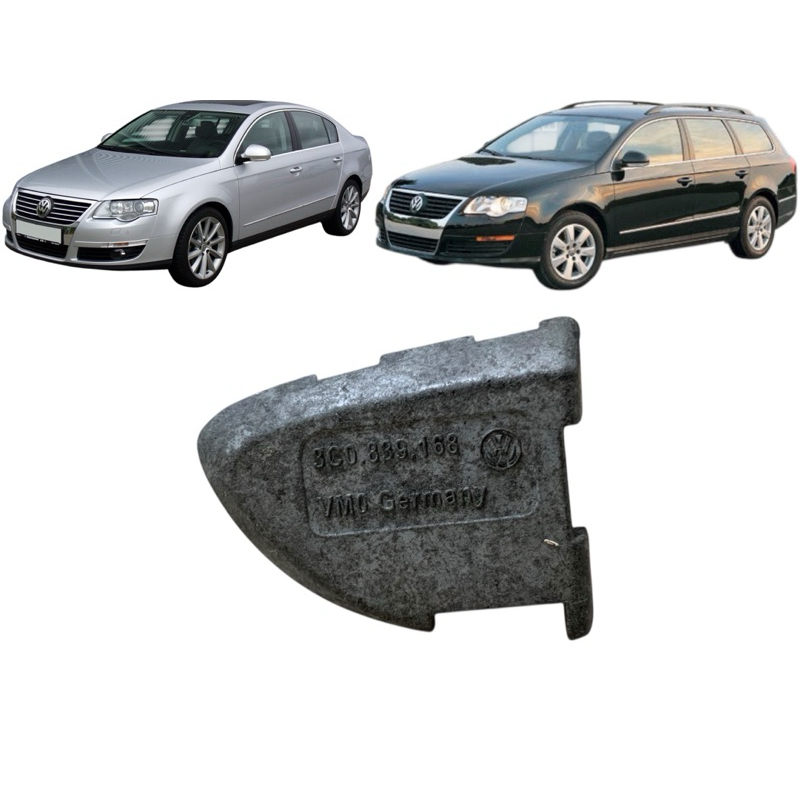 acabamento da maçaneta externa traseira direita Volkswagen Passat B6 2005 ate 2010