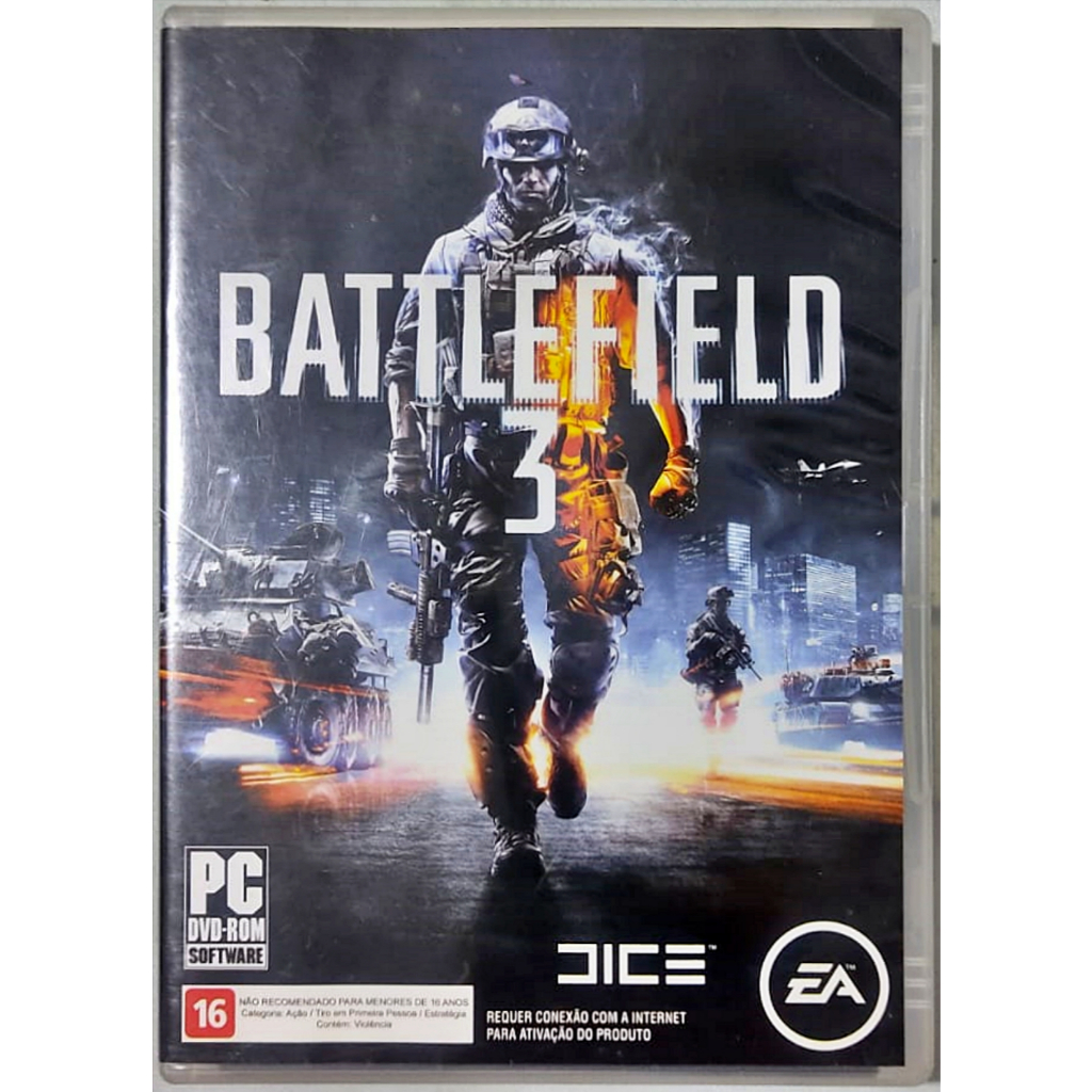 Jogo Original para PC - Battlefield 3 (DVD Duplo)