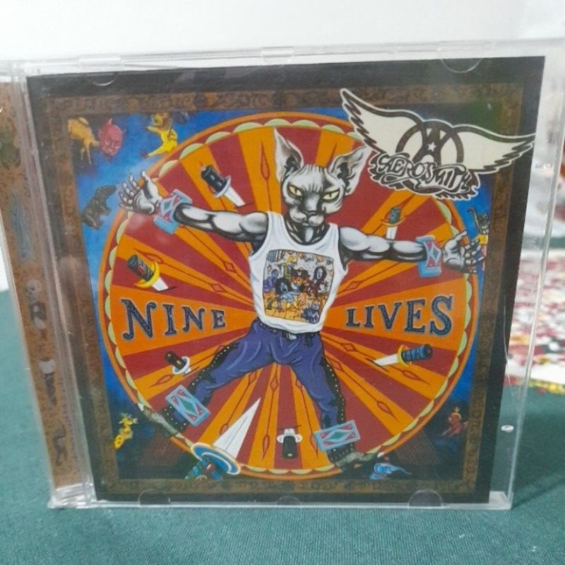 CD aerosmith - nine lives - edição com I don't want to miss a thing filme Armageddon - hard rock
