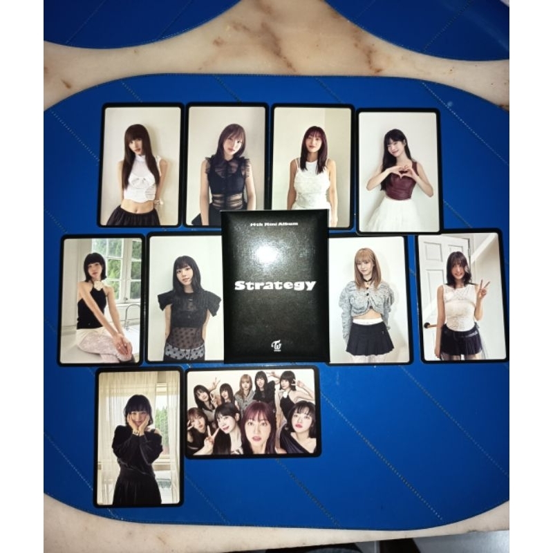photocard twice pobs versão preta kit completo Tzuyu, Nayeon, Jihyo, Dahyun, Momo, Sana, Jeongyeon, Mina, e Chaeyoung