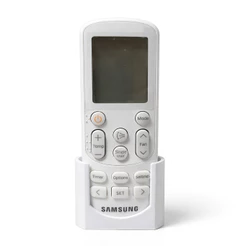 Porta Controle Remoto Ar Condicionado Wind Free Suporte de Parede Branco Fita Dupla Face Db9624901f