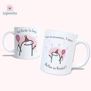 Caneca Aniversário - Caneca Flork - Caneca Bento - Presente de Aniversário - Caneca Divertida - Caneca Engraçada