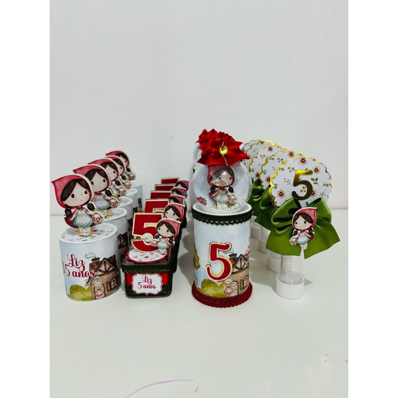 Kit Lembrancinha chapeuzinho vermelho |,cofrinho, Lembrancinha chapeuzinho vermelho | festa chapeuzinho vermelho