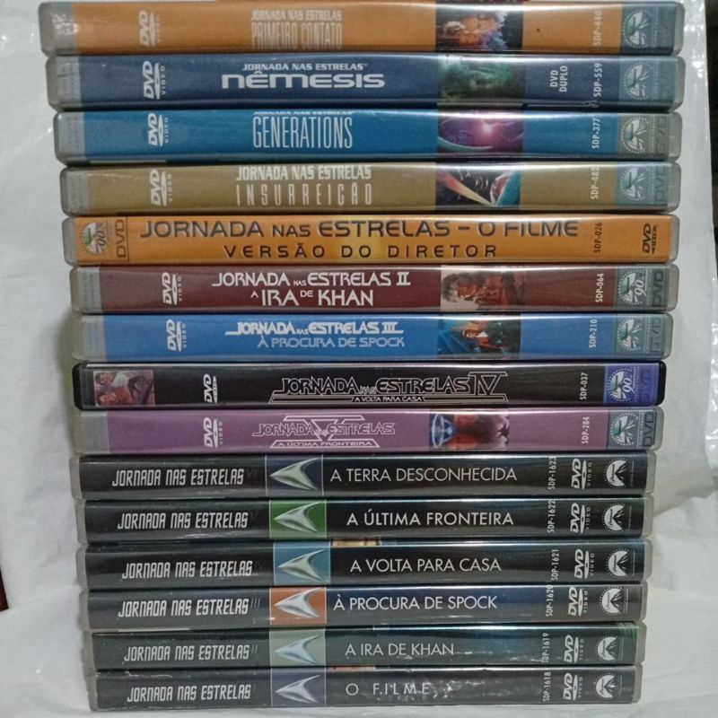 dvd kit opções star trek jornada nas estrelas