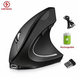 Mouse vertical Sem fio Dual mode Bluetooth 2,4 GHz Recarregável Design Ergonômico com LED em Oferta na Shopee