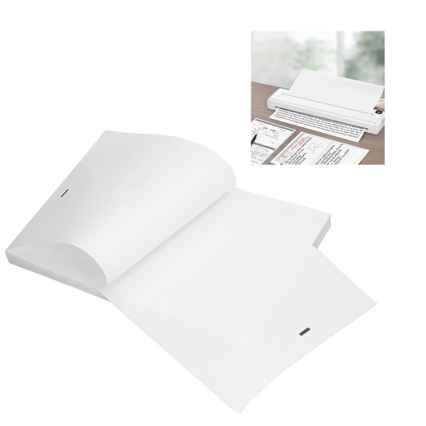 Papel Termico A4 100 Folhas Impressora Termica Bluetooth Trabalho Advogado Processo Lista Arquivo em Oferta na Shopee