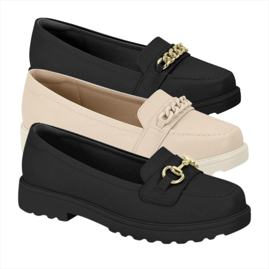 Mocassim  Feminino Modare Conforto Loafer Tratorado Original