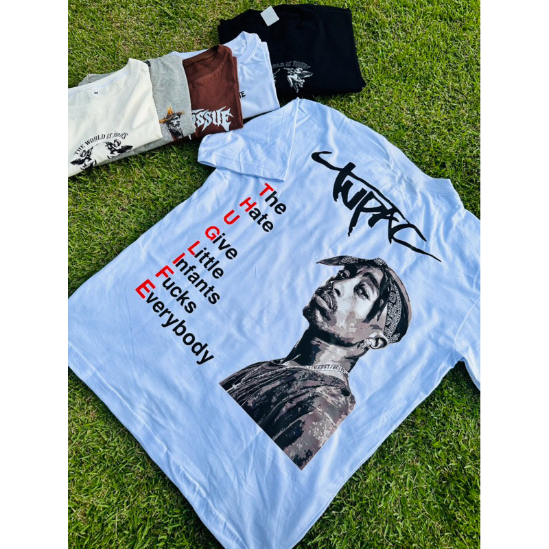 Camisa Oversizedtupac– Estilo Street, Conforto e Atitude 100% algodão