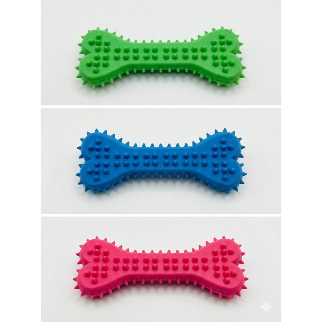 Mordedor Pet Osso Anti-Stress Texturizado Limpa Dentes Cachorro em Oferta na Shopee
