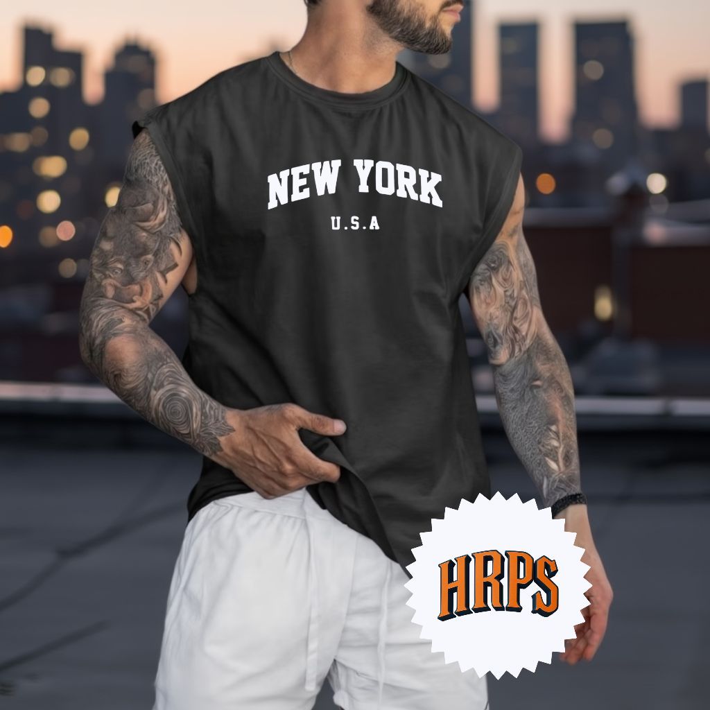 REGATA STREETWEAR OVERSIZED VERÃO ACADEMIA ESTILO DE RUA URBANO MASCULINO OVER CAMISETA CAVADA GOLA REDONDA