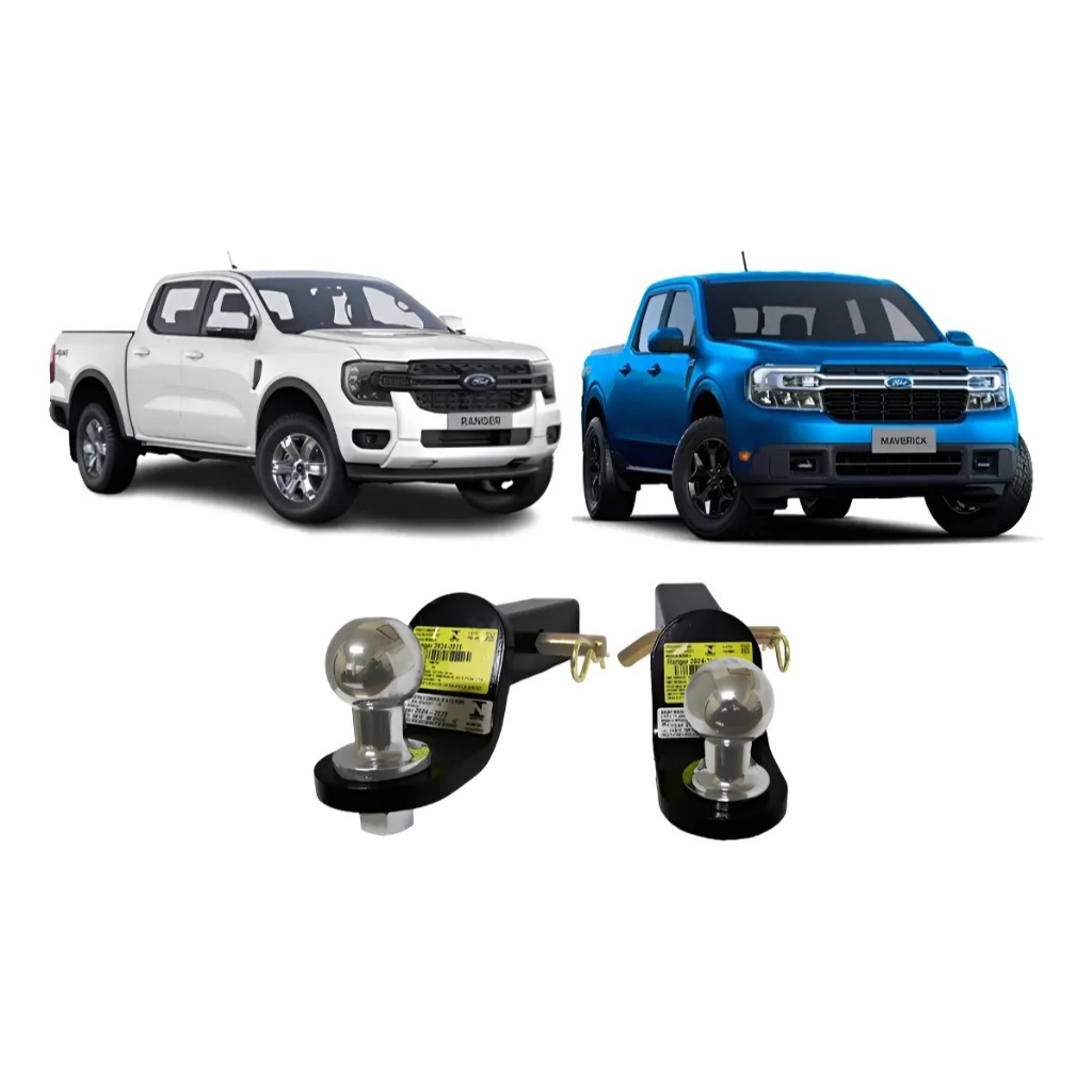 Engate Removível Ford Pick Up Maverick 2022 2023 2024 2025 2026/ Ranger 2025 2026 2.100kg