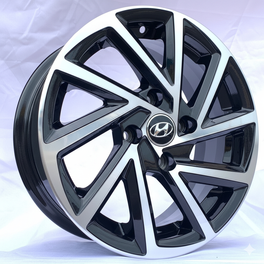 Jogo De Roda Aro 15 Hyundai Hb20 Hatch Comfort Plus 1.6 Flex 2014/15/16/17/18/19 4x100