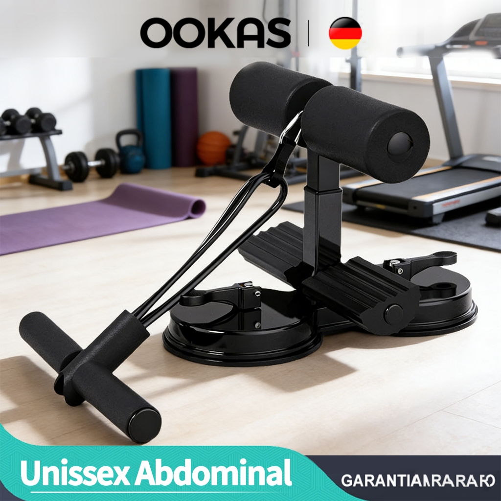 OOKAS Unissex Abdominal Abdominais Academia Aparelho Abdominal Com Fixação Por Ventosa Treino